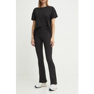 Dkny colanti femei, culoarea negru, neted, DP4P3482 imagine