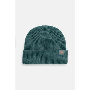 Dickies caciula Woodworth Waffle Beanie culoarea verde, DK0A4XFD imagine