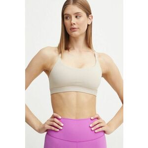 adidas Performance sutien yoga All Me culoarea bej, neted, IY2415 imagine