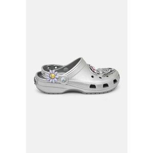 Crocs papuci Scharf Classic Clog culoarea argintiu, 209487 imagine