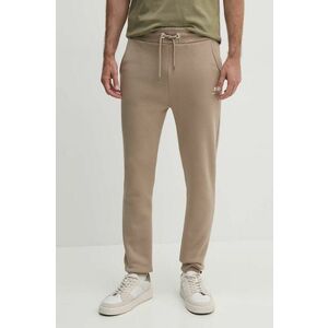 Alpha Industries pantaloni de trening culoarea bej, neted imagine