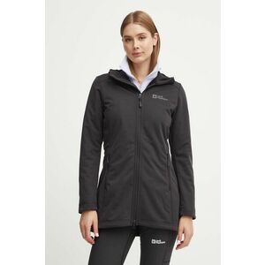 Jack Wolfskin jacheta de exterior Windhain culoarea negru, de tranzitie imagine