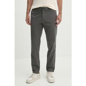 BOSS pantaloni barbati, culoarea gri, drept, 50519105 imagine