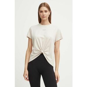 Dkny tricou din bumbac femei, culoarea bej, DP4T9994 imagine