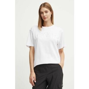 Dkny tricou din bumbac femei, culoarea alb, DP4T9812 imagine