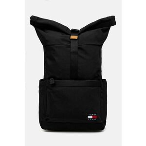 Tommy Jeans rucsac barbati, culoarea negru, mare, neted, AM0AM12414 imagine