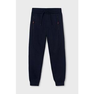 Mayoral pantaloni de trening pentru copii culoarea albastru marin, neted, 7530 imagine