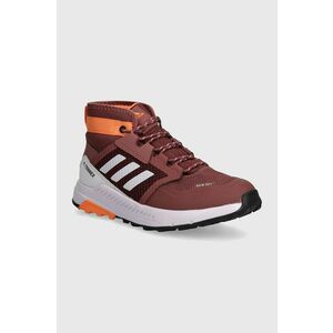 adidas TERREX pantofi copii TERREX TRAILMAKER MID R.RDY culoarea bordo, ID0925 imagine