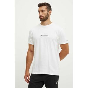 Columbia tricou barbati, culoarea alb, cu imprimeu imagine