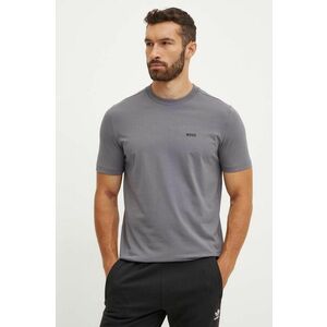 BOSS Green tricou bărbați, culoarea negru, cu imprimeu, 50506373 imagine