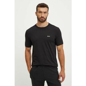 Boss Green tricou barbati, culoarea negru, cu imprimeu, 50506373 imagine