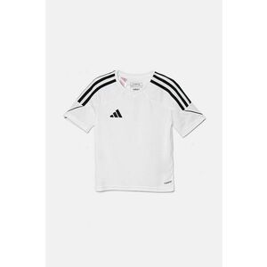 adidas Performance tricou copii TIRO 23SY culoarea alb, cu imprimeu, HR4620 imagine