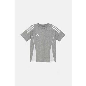 adidas Performance tricou de bumbac pentru copii TIRO24 SWTEEY culoarea gri, IR9356 imagine