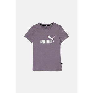 Puma tricou de bumbac pentru copii culoarea violet imagine