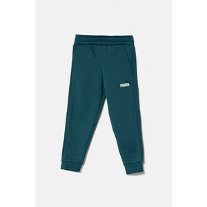 Puma pantaloni copii culoarea verde, melanj imagine