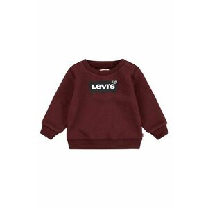 Levi's bluza bebe culoarea maro, cu imprimeu imagine