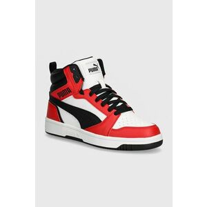 Puma sneakers pentru copii Rebound V6 Mid Jr culoarea rosu imagine