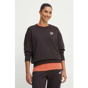 Puma hanorac de bumbac BETTER CLASSIC femei, culoarea negru, neted, 624231 imagine