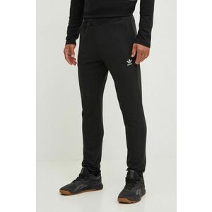 adidas Originals pantaloni barbati, culoarea negru, neted, IX7683 imagine