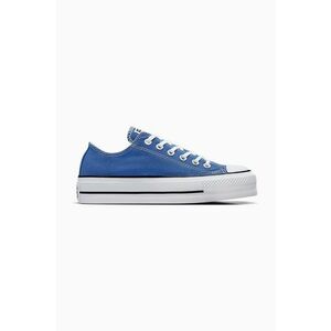 Converse tenisi Chuck Taylor All Star Lift femei, culoarea albastru marin, A08289C imagine