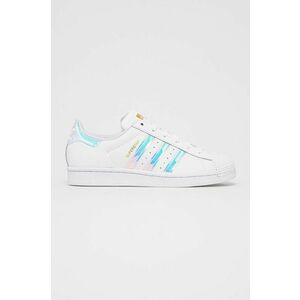 Adidas Originals Pantofi FX7565 culoarea alb, cu toc plat FX7565-WHT/GLDM imagine