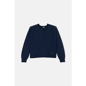 United Colors of Benetton cardigan din bumbac pentru copii culoarea albastru marin, light, 1098C500O imagine