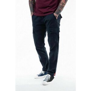 Alpha Industries pantaloni de bumbac Agent culoarea bleumarin, drept 158205.07-navy imagine