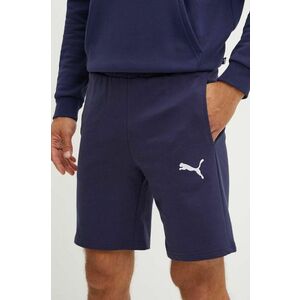 Puma pantaloni scurti din bumbac culoarea albastru marin imagine