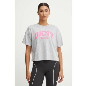 Dkny tricou din bumbac femei, culoarea gri, DP4T9945 imagine