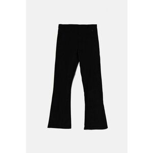 United Colors of Benetton leggins copii culoarea negru, neted, 3DKECF037 imagine