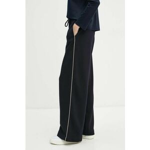 Max Mara Leisure pantaloni de trening culoarea albastru marin, neted, 2426786068600 imagine