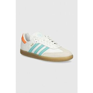 adidas Performance sneakers din piele Samba culoarea alb, IH8160 imagine