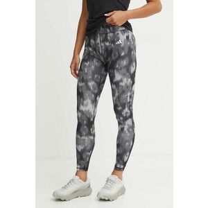 adidas Performance leggins de antrenament Strength culoarea gri, modelator, IK5446 imagine