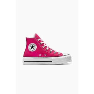 Converse tenisi Chuck Taylor All Star Lift femei, culoarea roz, A08288C imagine