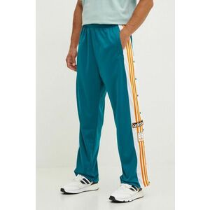 adidas Originals pantaloni Adibreak barbati, culoarea turcoaz, modelator, IY9932 imagine