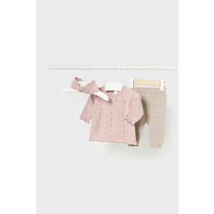 Mayoral Newborn set de bumbac pentru bebelusi culoarea roz, 2783 imagine