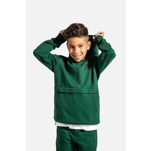 Coccodrillo bluza copii culoarea verde, cu glugă, cu imprimeu, EVERYDAY BOY imagine