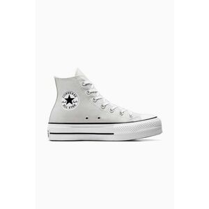 Converse tenisi Chuck Taylor All Star Lift femei, culoarea gri, A08287C imagine