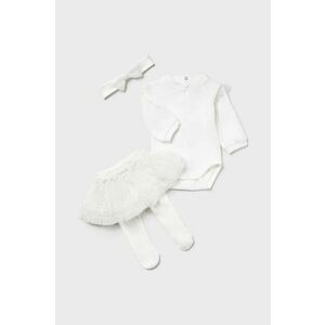 Mayoral Newborn set de bumbac pentru bebelusi culoarea bej, 2814 imagine