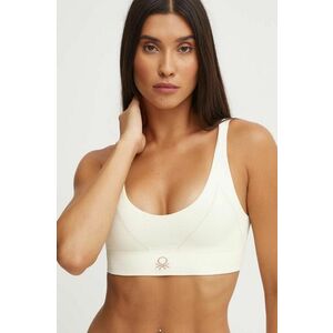 United Colors of Benetton sutien culoarea bej, neted, 1XAV1R00B imagine