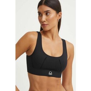 United Colors of Benetton sutien culoarea negru, neted, 1XAV1R00A imagine