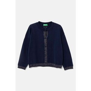 United Colors of Benetton cardigan copii culoarea albastru marin, light, 1198H5004 imagine