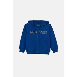 United Colors of Benetton hanorac de bumbac pentru copii cu glugă, modelator, 3J68G5034 imagine