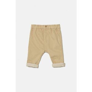 United Colors of Benetton pantaloni bebe culoarea bej, neted, 4AU0AF018 imagine