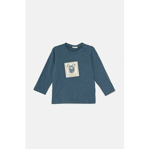 United Colors of Benetton longsleeve din bumbac pentru bebeluși cu imprimeu, 3ATNA1056 imagine