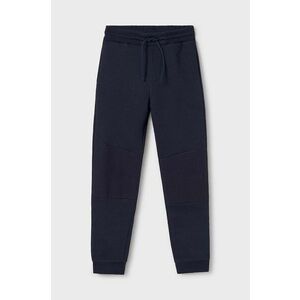 Mayoral pantaloni de trening pentru copii culoarea albastru marin, neted, 7537 imagine