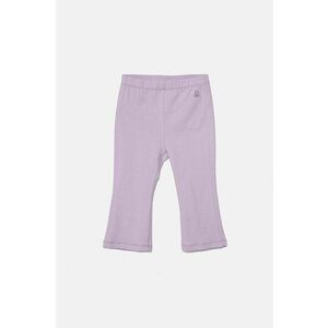 United Colors of Benetton leggins copii culoarea violet, neted imagine