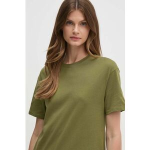 United Colors of Benetton tricou din bumbac femei, culoarea verde, 3096D102O imagine