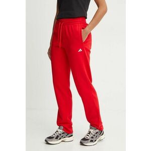 adidas pantaloni de trening Essentials culoarea rosu, neted, IY1634 imagine