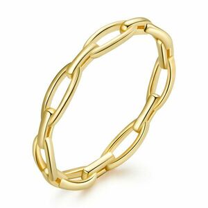 Inel din argint Golden Chain Ring imagine